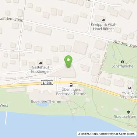 Standortübersicht der Tankstelle Stadtwerk am See GmbH & Co. KG in 88662 Überlingen