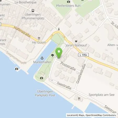 Standortübersicht der Tankstelle Stadtwerk am See GmbH & Co. KG in 88662 Überlingen