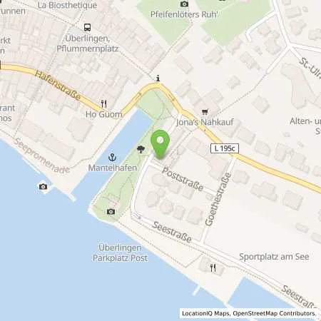 Standortübersicht der Tankstelle Stadtwerk am See GmbH & Co. KG in 88662 Überlingen