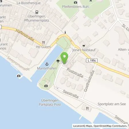 Standortübersicht der Tankstelle Stadtwerk am See GmbH & Co. KG in 88662 Überlingen