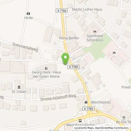 Standortübersicht der Tankstelle EnBW mobility+ AG und Co.KG in 88709 Meersburg