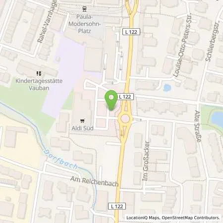 Standortübersicht der Tankstelle ALDI SÜD in 79249 Merzhausen