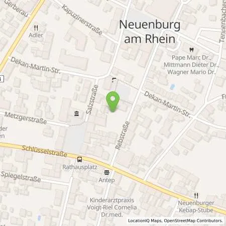Standortübersicht der Tankstelle Stadt Neuenburg am Rhein in 79395 Neuenburg am Rhein