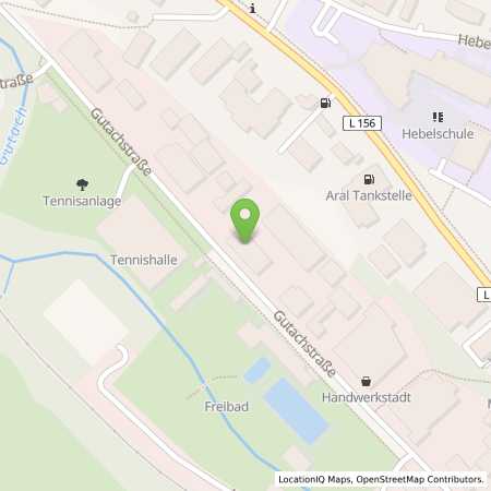 Standortübersicht der Strom (Elektro) Tankstelle: Energiedienst Holding AG in 79822, Titisee-Neustadt