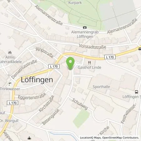 Standortübersicht der Tankstelle Energiedienst Holding AG in 79843 Löffingen