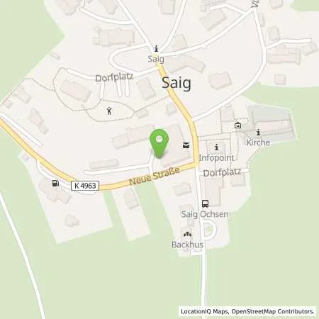 Standortübersicht der Tankstelle Energiedienst Holding AG in 79853 Lenzkirch