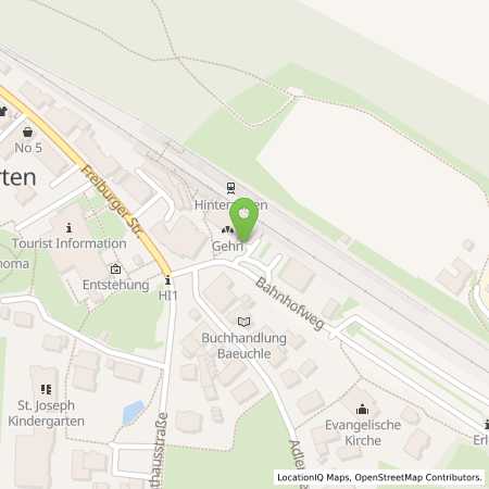 Standortübersicht der Strom (Elektro) Tankstelle: Energiedienst Holding AG in 79856, Hinterzarten