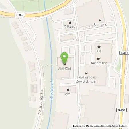 Standortübersicht der Tankstelle ALDI SÜD in 72202 Nagold