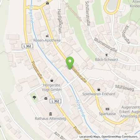 Standortübersicht der Tankstelle deer GmbH in 72213 Altensteig