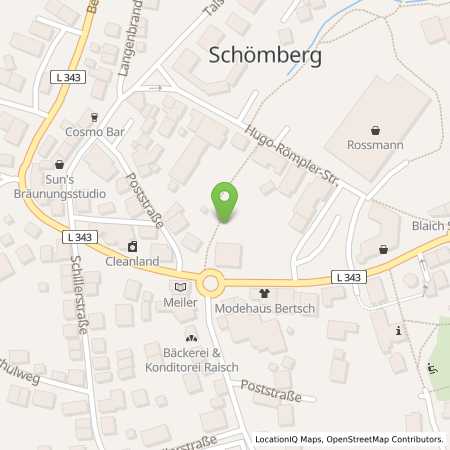 Standortübersicht der Strom (Elektro) Tankstelle: deer GmbH in 75328, Schmberg