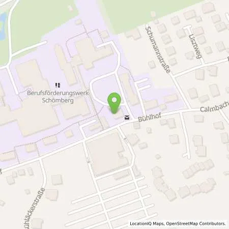 Standortübersicht der Tankstelle deer GmbH in 75328 Schömberg