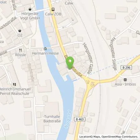 Standortübersicht der Tankstelle deer GmbH in 75365 Calw