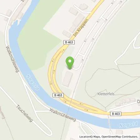 Standortübersicht der Tankstelle deer GmbH in 75365 Calw