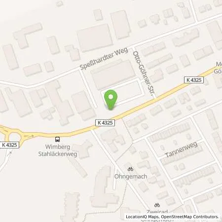 Standortübersicht der Tankstelle deer GmbH in 75365 Calw