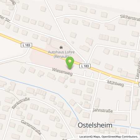 Standortübersicht der Strom (Elektro) Tankstelle: deer GmbH in 75365, Ostelsheim