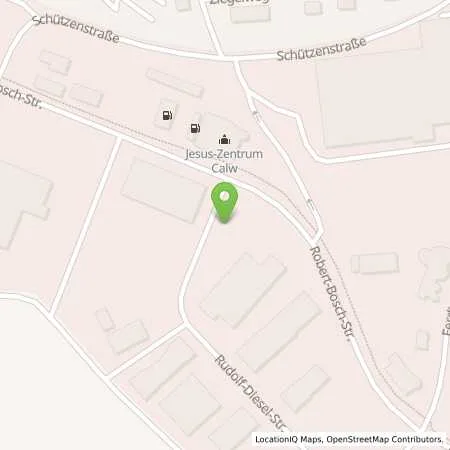 Standortübersicht der Tankstelle deer GmbH in 75365 Calw