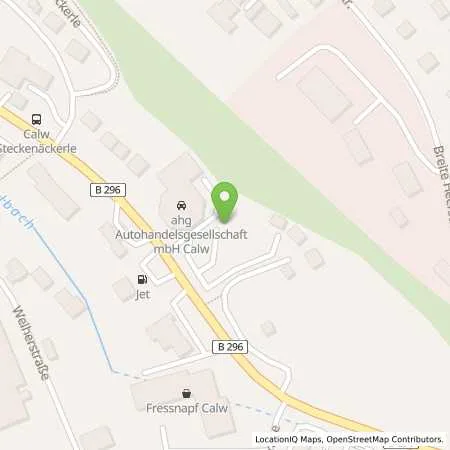 Standortübersicht der Tankstelle EnBW mobility+ AG und Co.KG in 75365 Calw