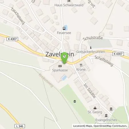 Standortübersicht der Tankstelle deer GmbH in 75385 Bad Teinach-Zavelstein