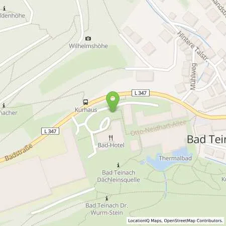 Standortübersicht der Tankstelle deer GmbH in 75385 Bad Teinach-Zavelstein