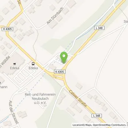 Standortübersicht der Tankstelle deer GmbH in 75387 Neubulach