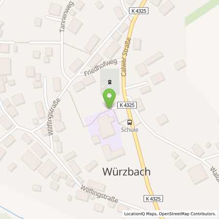 Standortübersicht der Strom (Elektro) Tankstelle: deer GmbH in 75394, Oberreichenbach