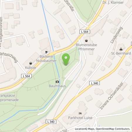 Standortübersicht der Strom (Elektro) Tankstelle: deer GmbH in 76332, Bad Herrenalb