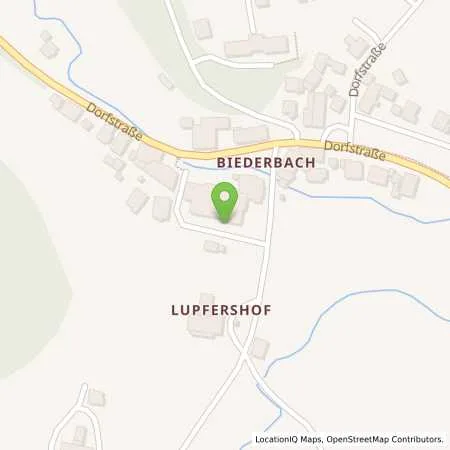 Standortübersicht der Tankstelle BürgerEnergiegenossenschaft Biederbach & Elztal eG in 79215 Biederbach