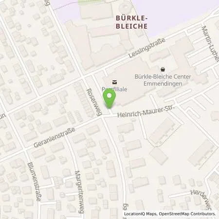 Standortübersicht der Tankstelle Energiedienst Holding AG in 79312 Emmendingen