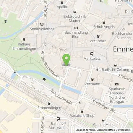 Standortübersicht der Tankstelle Energiedienst Holding AG in 79312 Emmendingen