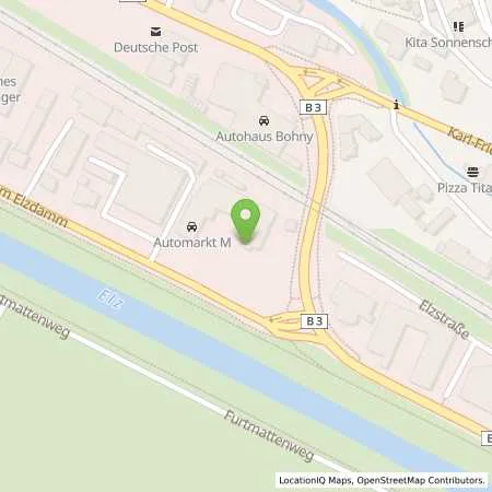 Standortübersicht der Tankstelle BMW Autohaus Märtin GmbH in 79312 Emmendingen