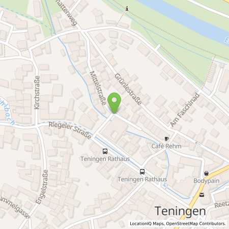 Standortübersicht der Strom (Elektro) Tankstelle: Energiedienst Holding AG in 79331, Teningen