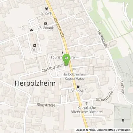 Standortübersicht der Tankstelle EnBW mobility+ AG und Co.KG in 79336 Herbolzheim