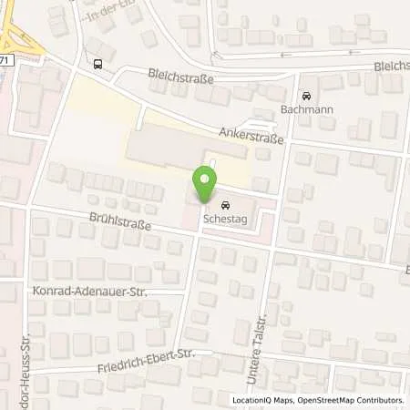Standortübersicht der Tankstelle AH Schestag GmbH in 75203 Königsbach-Stein