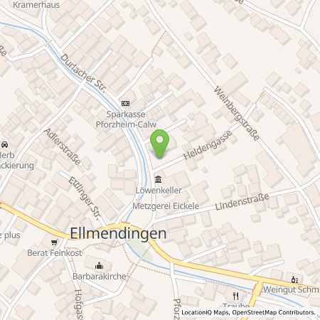 Standortübersicht der Strom (Elektro) Tankstelle: EnBW mobility+ AG und Co.KG in 75210, Keltern