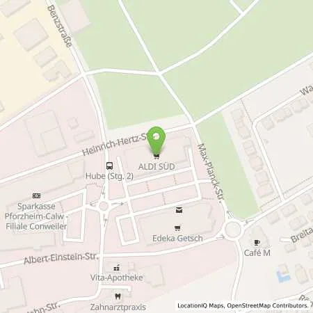 Standortübersicht der Tankstelle ALDI SÜD in 75334 Straubenhardt (Conweiler)