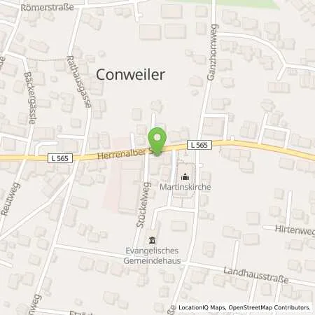 Standortübersicht der Tankstelle SWP Stadtwerke Pforzheim GmbH&Co.KG in 75334 Straubenhardt