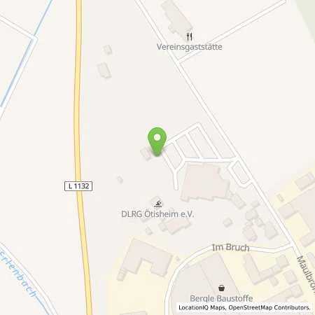 Standortübersicht der Tankstelle SWP Stadtwerke Pforzheim GmbH&Co.KG in 75443 Ötisheim