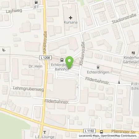 Standortübersicht der Tankstelle Stadtwerke Leinfelden- Echterdingen in 70771 Leinfelden-Echterdingen