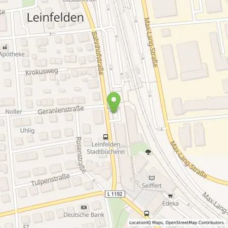 Standortübersicht der Tankstelle Stadtwerke Leinfelden- Echterdingen in 70771 Leinfelden Echterdingen