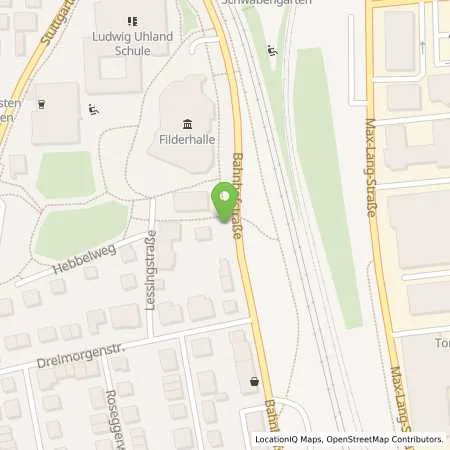 Standortübersicht der Tankstelle Stadtwerke Leinfelden-Echterdingen Vertriebs GmbH in 70771 Leinfelden-Echterdingen