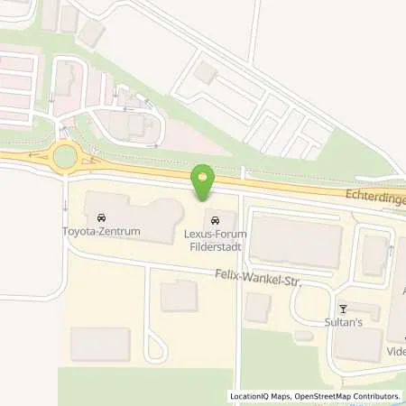 Standortübersicht der Tankstelle EnBW mobility+ AG und Co.KG in 70794 Filderstadt