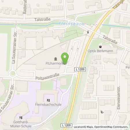 Standortübersicht der Tankstelle Filderstadtwerke in 70794 Filderstadt