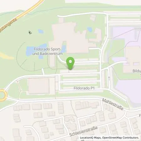 Standortübersicht der Tankstelle Filderstadtwerke in 70794 Filderstadt