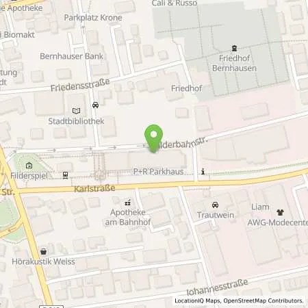 Standortübersicht der Tankstelle Filderstadtwerke in 70794 Filderstadt