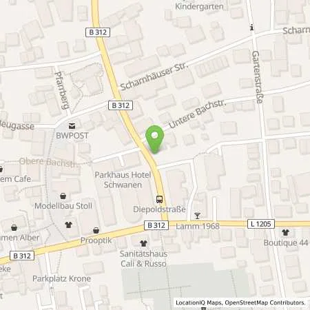 Standortübersicht der Tankstelle Filderstadtwerke in 70794 Filderstadt