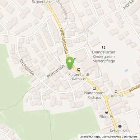 Standortübersicht der Tankstelle Filderstadtwerke in 70794 Filderstadt