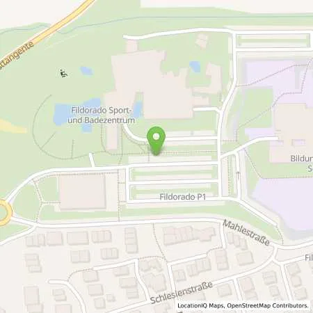 Standortübersicht der Tankstelle Filderstadtwerke in 70794 Filderstadt