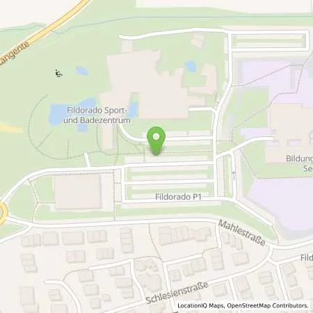 Standortübersicht der Tankstelle Filderstadtwerke in 70794 Filderstadt