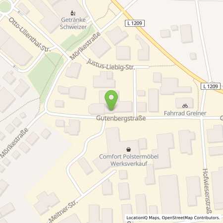 Standortübersicht der Strom (Elektro) Tankstelle: Autohaus Briem GmbH & Co. KG in 70794, Filderstadt