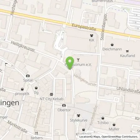 Standortübersicht der Tankstelle Stadtwerke Nürtingen GmbH in 72622 Nürtingen